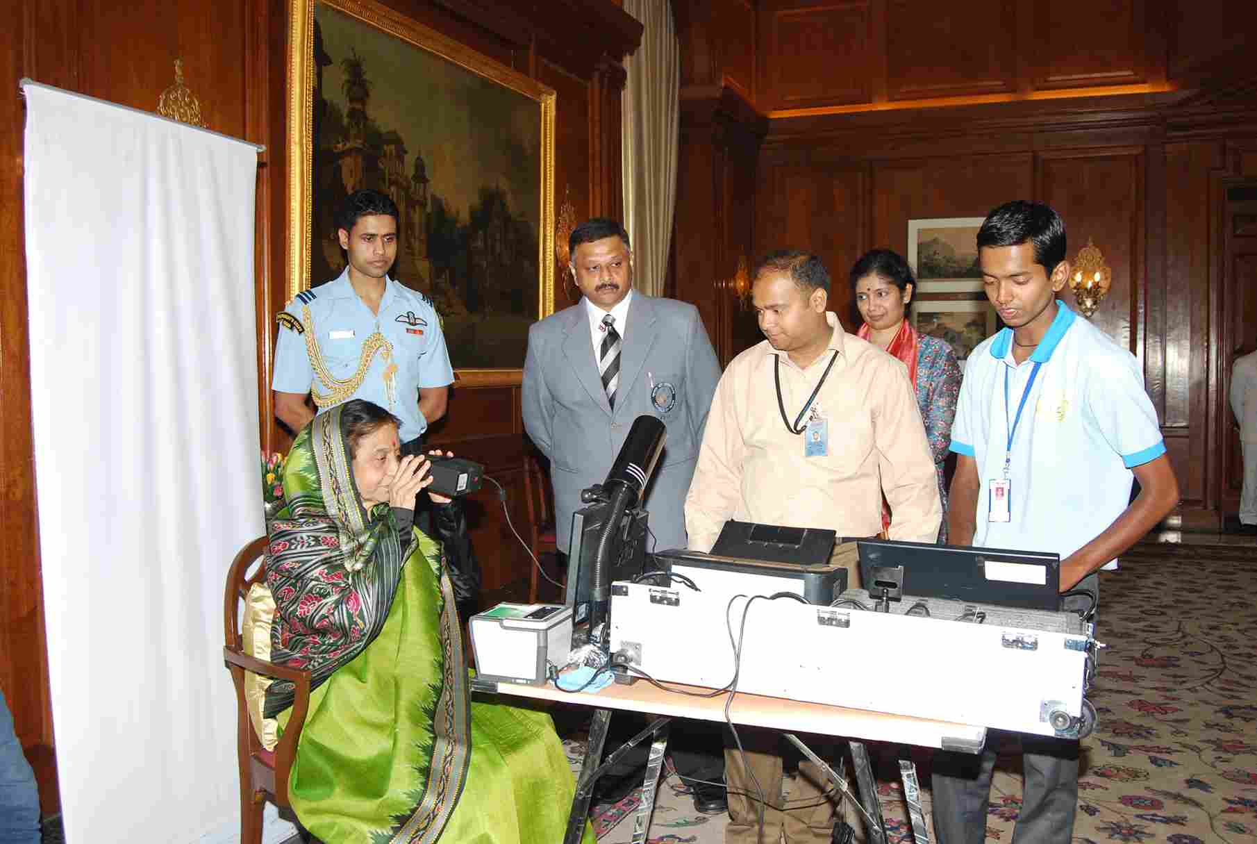 president of India Pratibha patil during 2011 census