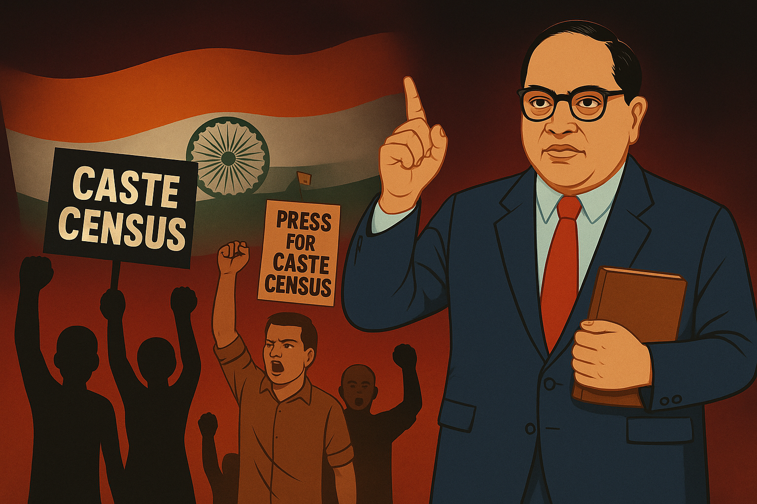 20250604_1228_Caste Census Movement_remix_01jwwvn7s8eryab9kbgnfmjryj
